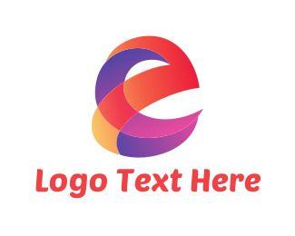 Red Letter E as Logo - Letter E Logo Maker. Create Your Own Letter E Logo