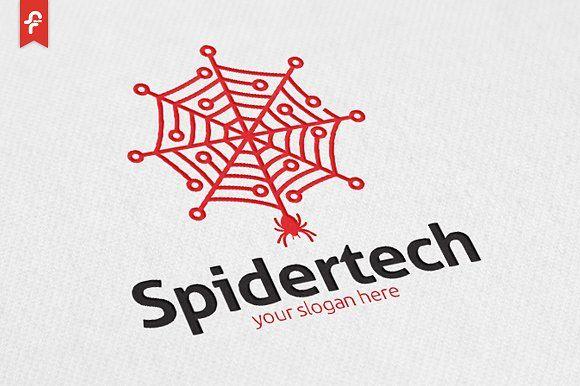 Easy Spider Logo - Spider Tech Logo Logo Templates Creative Market