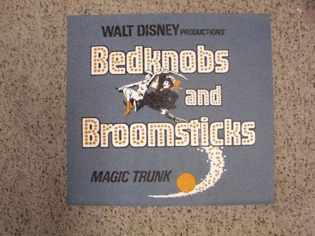 Disney Bedknobs Logo - VINTAGE DISNEY BEDKNOBS AND BROOMSTICKS MAGIC TRUNK ORIGINAL VINYL ...