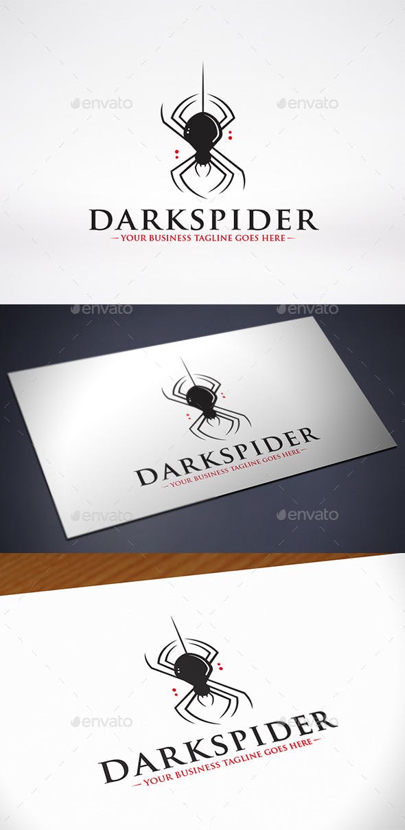 Easy Spider Logo - Spider Logo Template