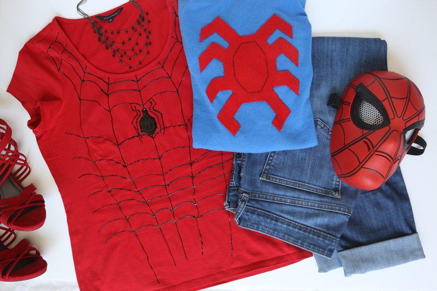 Easy Spider Logo - How to Make an Easy Spider-Man DIY Outfit w/ Printable Spider Template