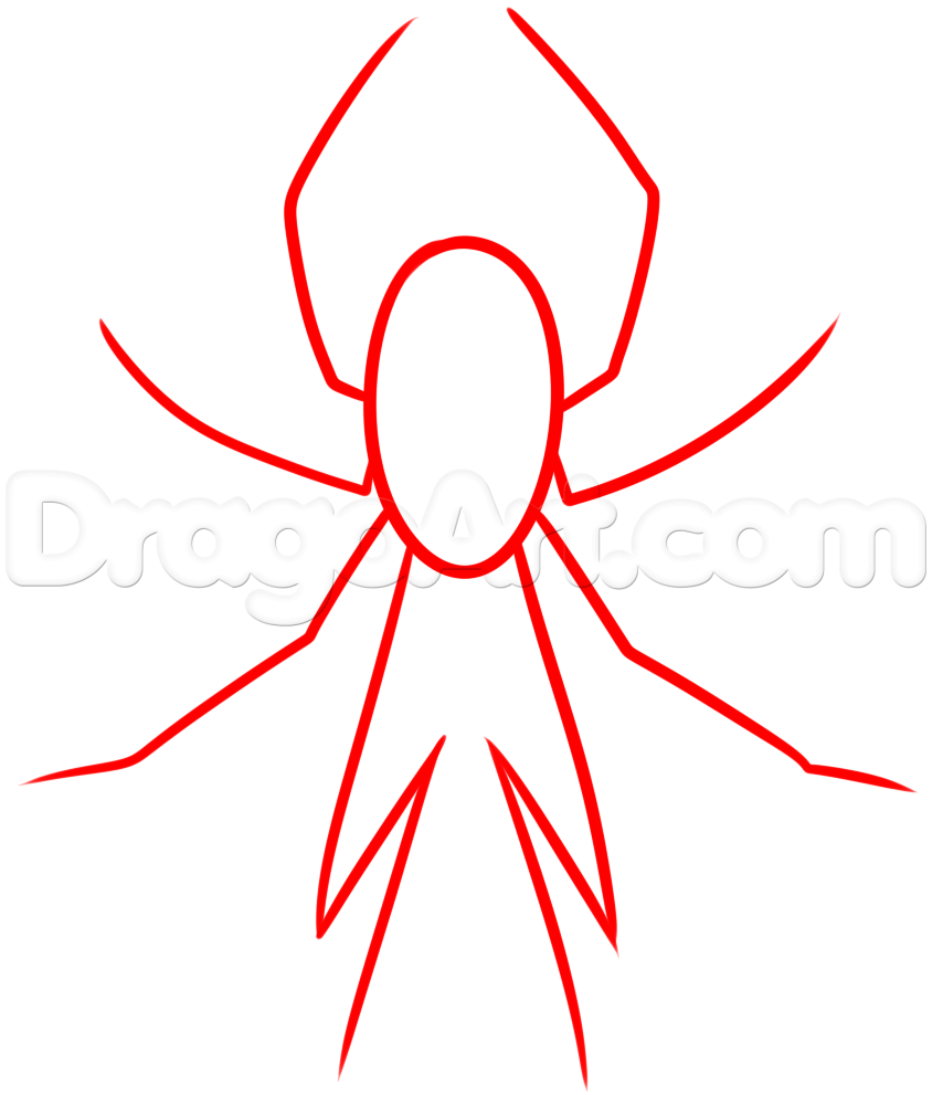 Easy Spider Logo - How to Draw the My Chemical Romance Spider, Step by Step, Band Logos ...