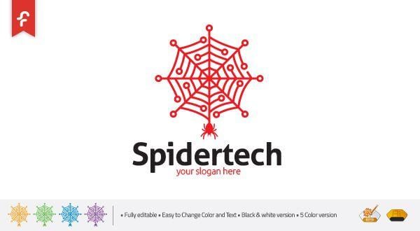 Easy Spider Logo - Spider - Tech Logo - Logos & Graphics