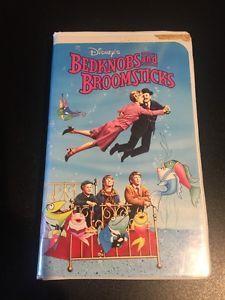 Disney Bedknobs Logo - Details about Disney's BedKnobs And BroomSticks Vhs