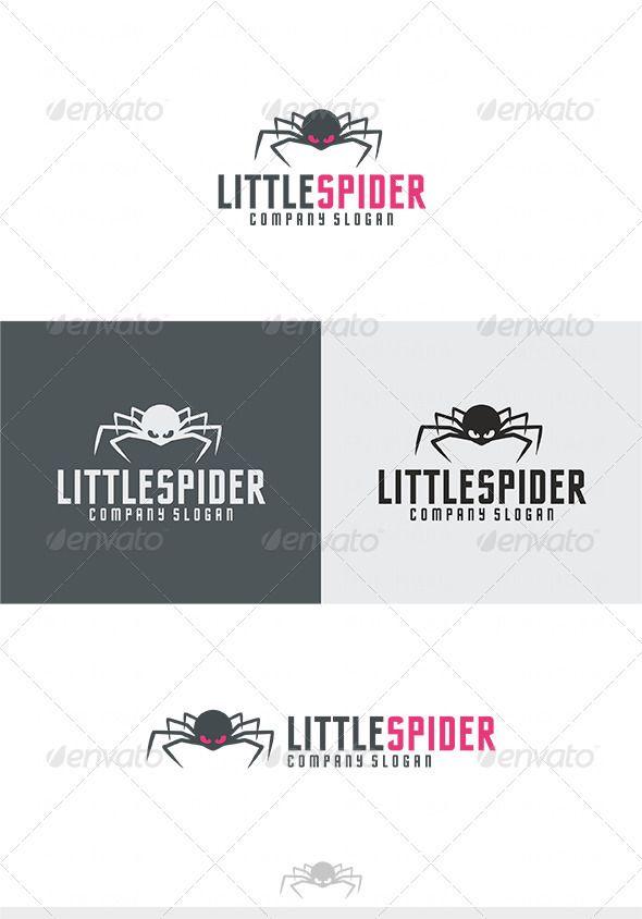 Easy Spider Logo - Spider web. Animal logo, Logo templates, Logos