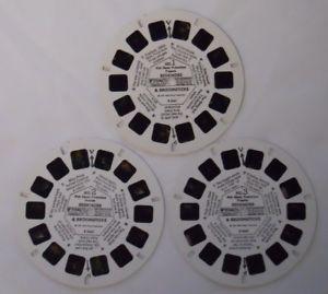 Disney Bedknobs Logo - Details about VINTAGE! 1971 View-Master Walt Disney Bedknobs & Broomsticks  Reel Set B366