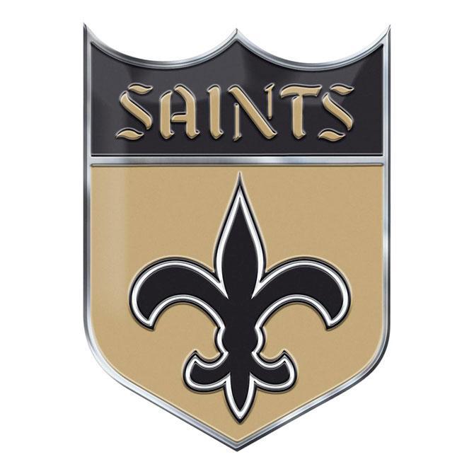 New Saints Logo - New Orleans Saints Auto Emblem Color Alternate Logo. New Orleans