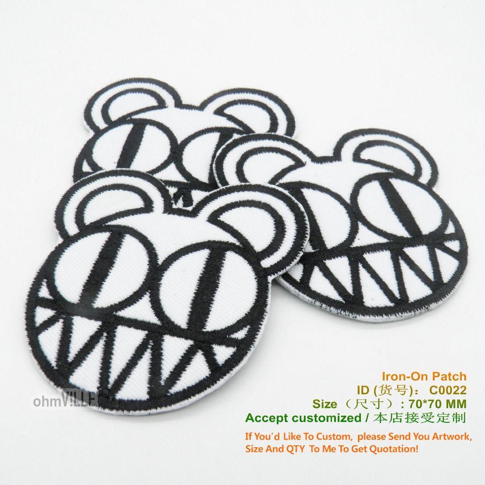 Radiohead Logo - Customized Iron On Patch Radiohead Logo Embroidery Parche Ropa ...