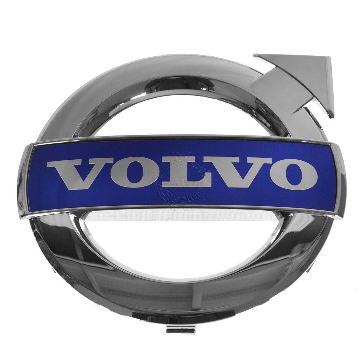 AM Auto Parts Logo - OEM 31383031 Grille Nameplate Emblem Volvo Logo Chrome & Blue for ...