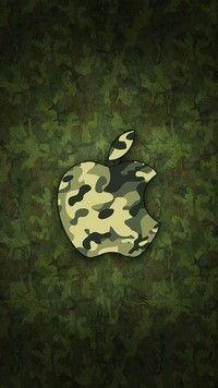 Camouflage D Logo - Camouflaged iPhone 7 Wallpaper in green #camouflage colors. iPhone