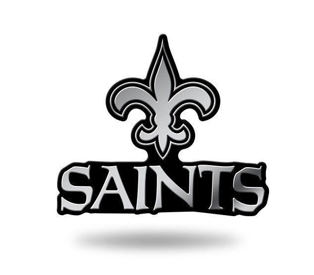 New Saints Logo - New Orleans Saints Logo 3D Chrome Auto Emblem NEW!! Truck or Car