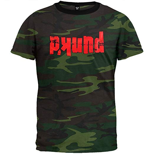 Camouflage D Logo - Amazon.com: Old Glory Punk'd - Show Logo Camo Ringer T-Shirt: Clothing