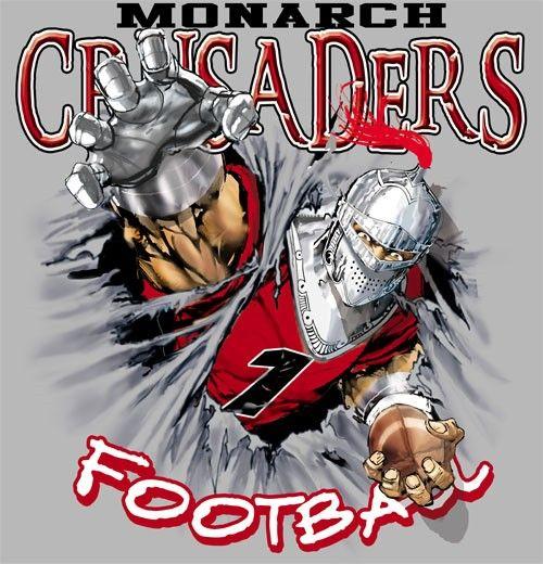 Crusader Football Logo - Crusaders Football Tee Tee. Color Creek Chattanooga, TN