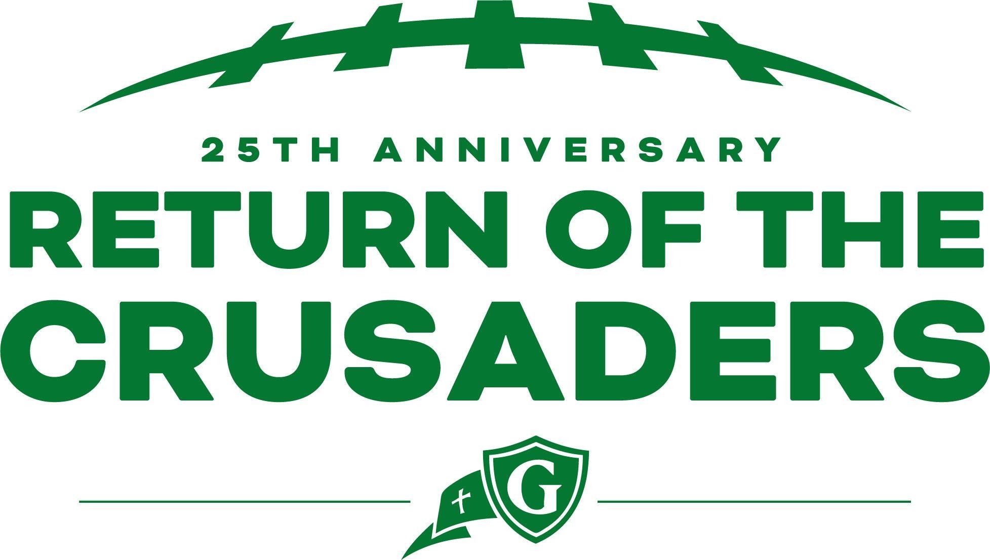 Crusader Football Logo - Alumni Flag Football Under the Lights Gibbons High School
