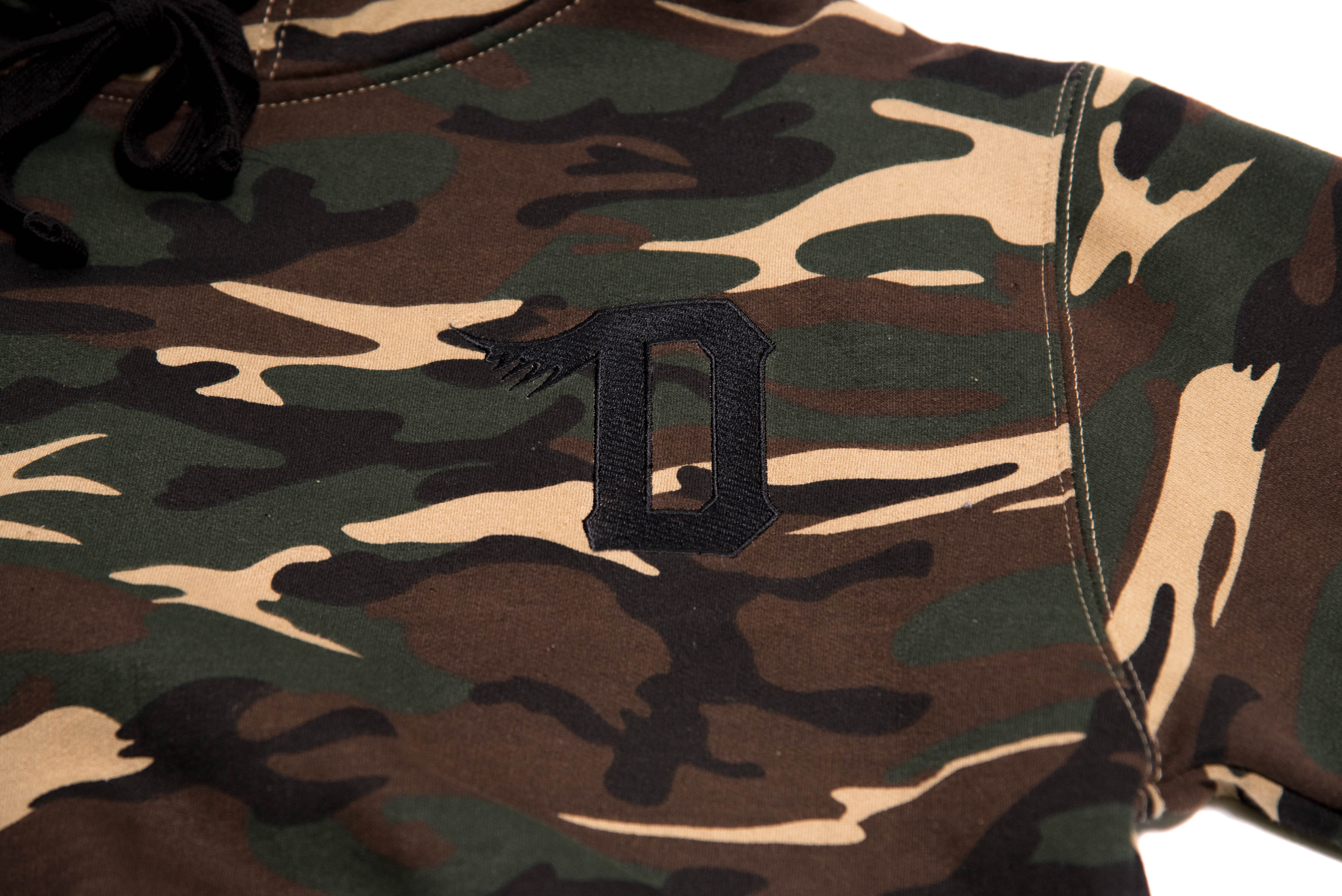 Camouflage D Logo - 24.7 Dreams | Classic Stiched “D” Logo Jogger Set (Camouflage)