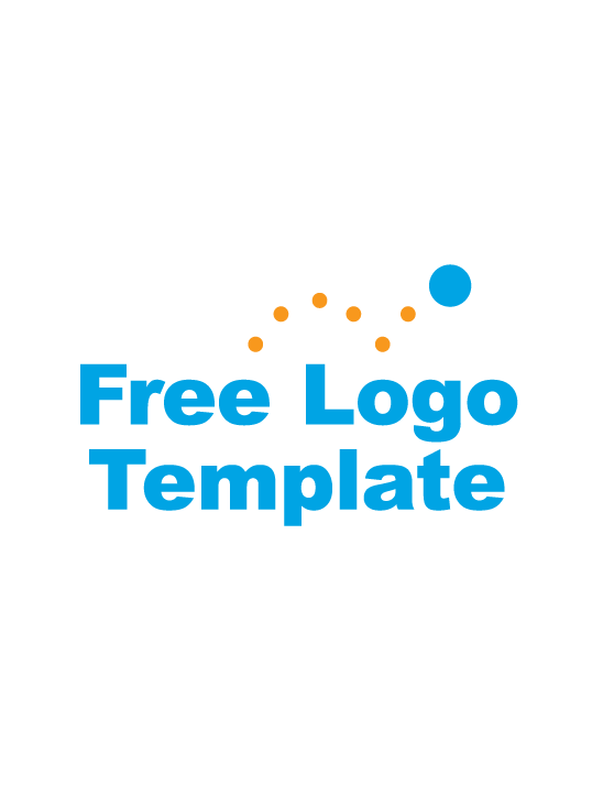 Orange Dots Logo - Bouncy Dots Logo | Free Logo Template