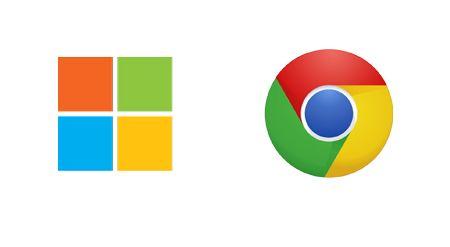 Chrome New Logo - Microsoft Unveils a New Logo | FabricEleven Design Blog