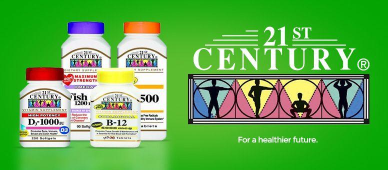 Century Vitamins Logo - 21st Century, Vitamin D3, High Potency, 1000 IU - 110 Tablets
