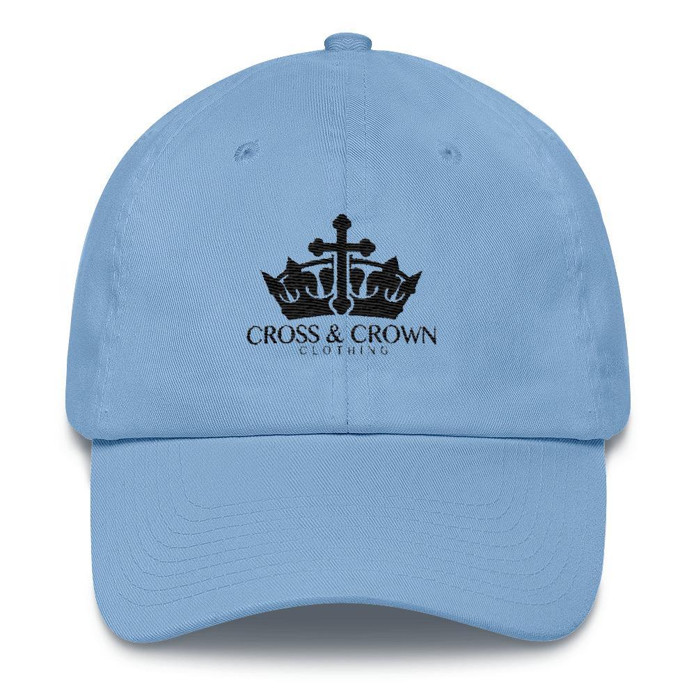 Blue Cross with Crown Logo - Cross & Crown Logo Hat (sky blue)