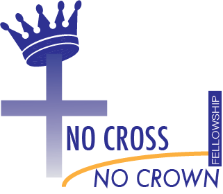 Blue Cross with Crown Logo - Sunday Service — No Cross No Crown Fellowship