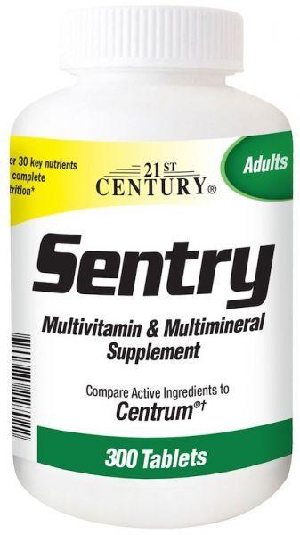 Century Vitamins Logo - 21st Century, Sentry, Multivitamin & Multimineral Supplement, 300 ...