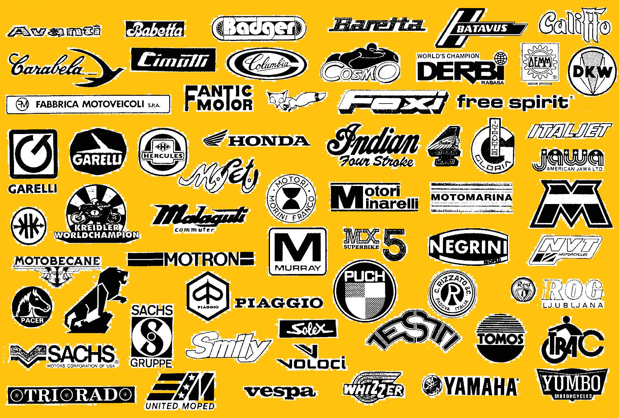 Black White Yello Logo - Does Anyone Know What Moped or Motorcycle This Is?