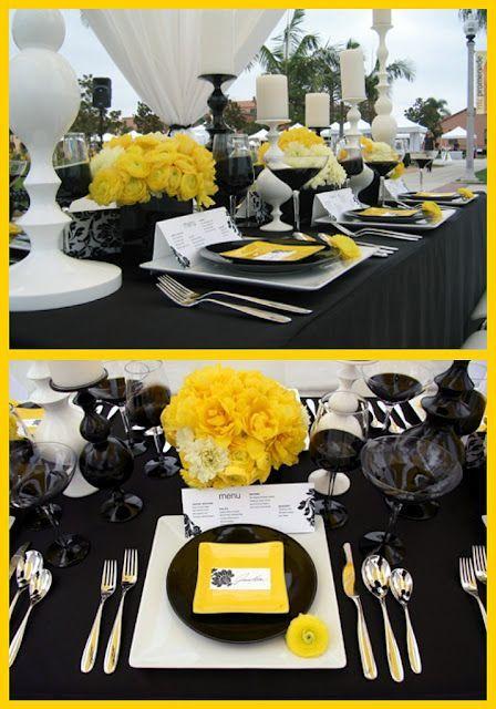Black White Yello Logo - Black + White + Yellow = Perfection | Party on Pinterest | Pinterest ...