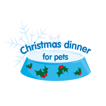 Blue Cross with Crown Logo - Buy a pet Christmas dinner near you