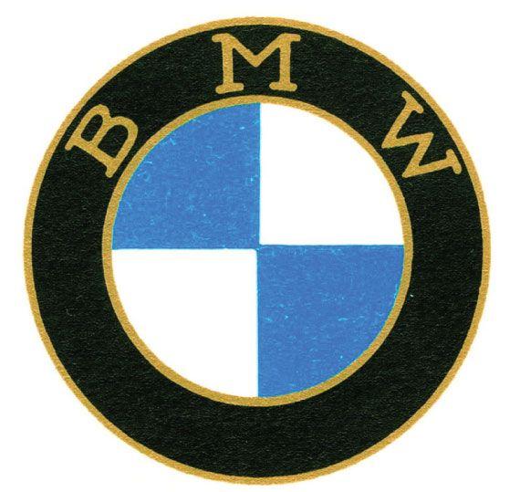 Blue BMW Logo - History of the BMW Logo | Fine Print Art