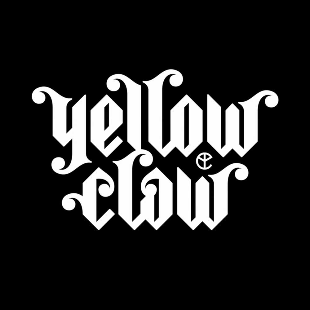 Black White Yello Logo - Yellow Claw
