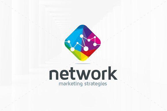 Network Logo - Marketing Network Logo Template ~ Logo Templates ~ Creative Market