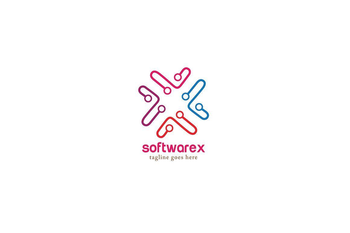 Network Logo - Letter X / Technology / Network Logo by Design Studio Pro on ...