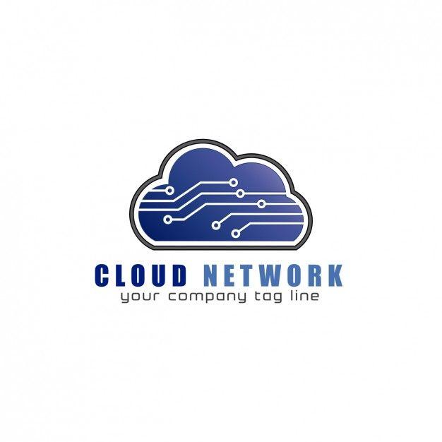 Network Logo - Cloud network logo Vector | Free Download