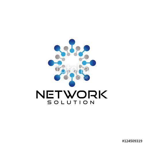 Network Logo - Network logo design vector