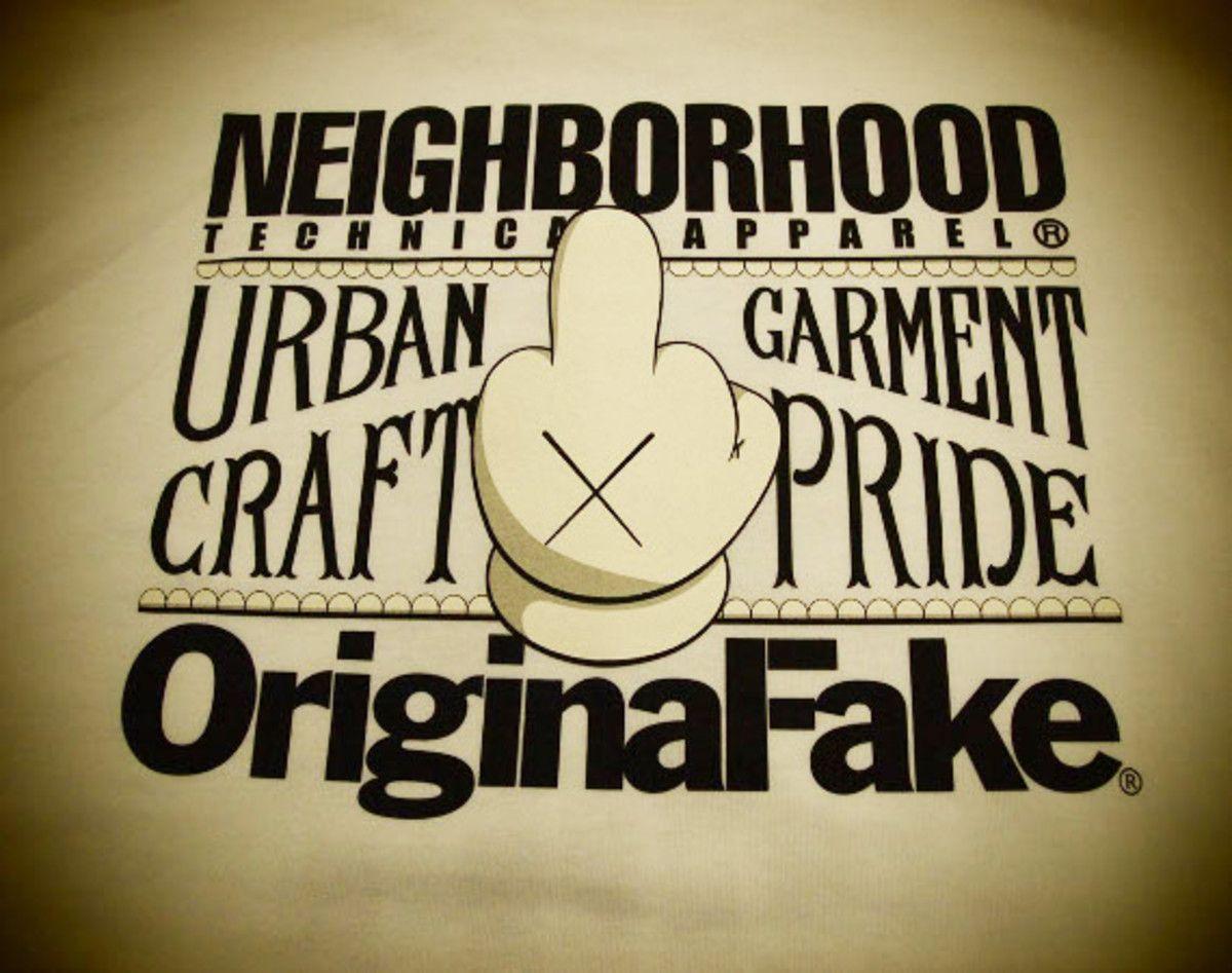 Original Fake Logo - NEIGHBORHOOD x OriginalFake - 6th Anniversary Collection - Freshness Mag