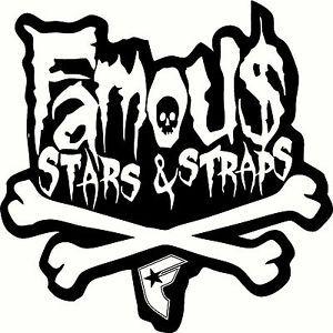 Famous Star Logo - Famous Stars & Straps BMX Windscreen, Wall, Mirror Sticker Decal 190 ...