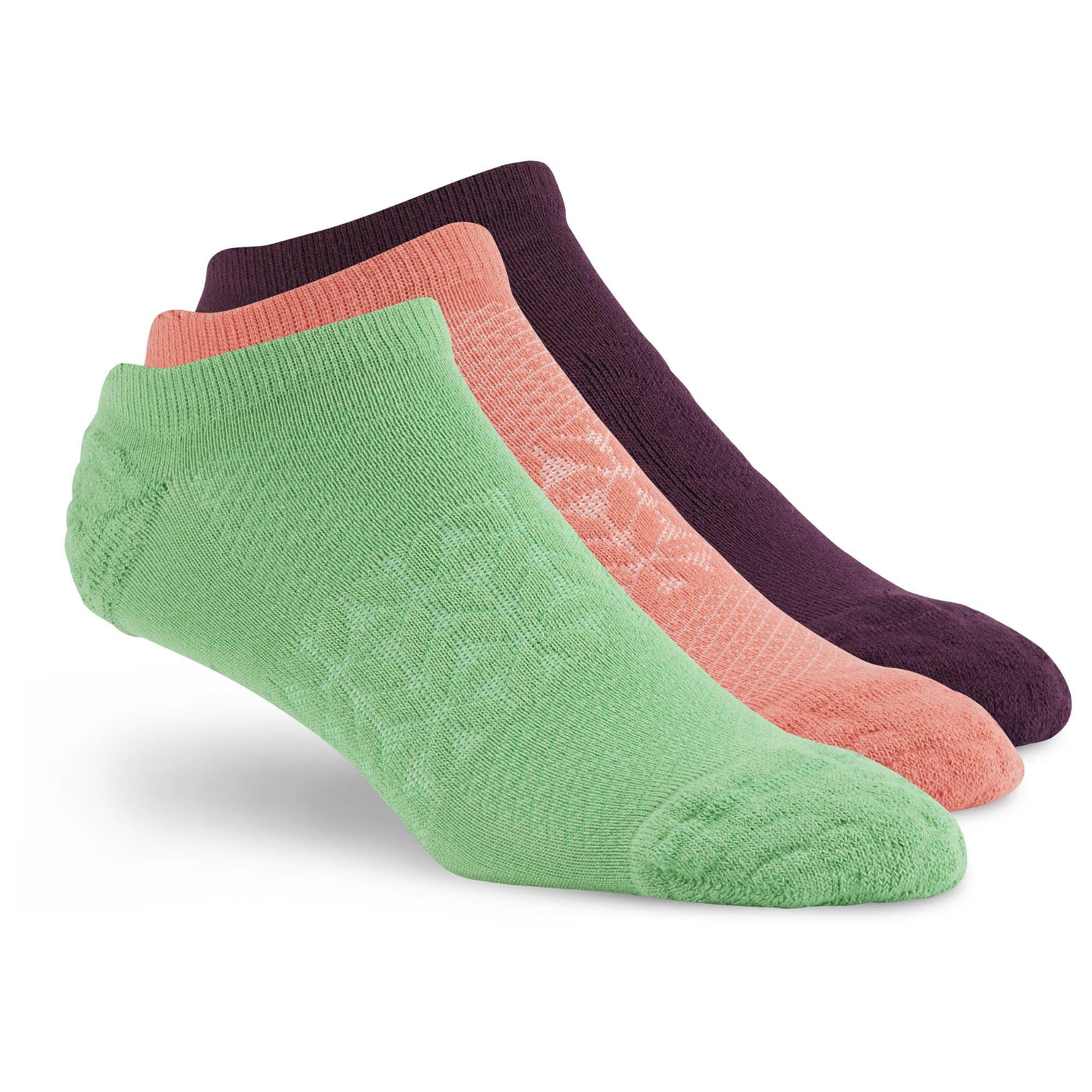 Purple and Green CrossFit Logo - Reebok CrossFit Womens Inside Comfort Sock - 3pack - Orange ...