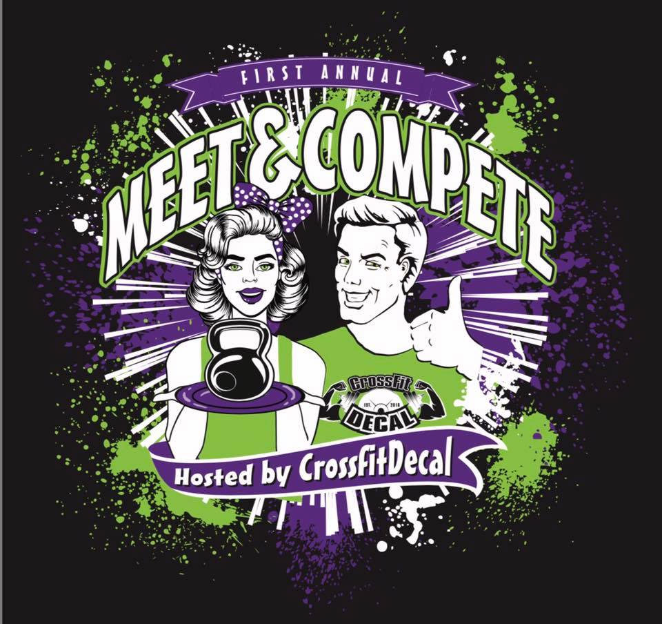 Purple and Green CrossFit Logo - 2nd Annual Meet and Compete!