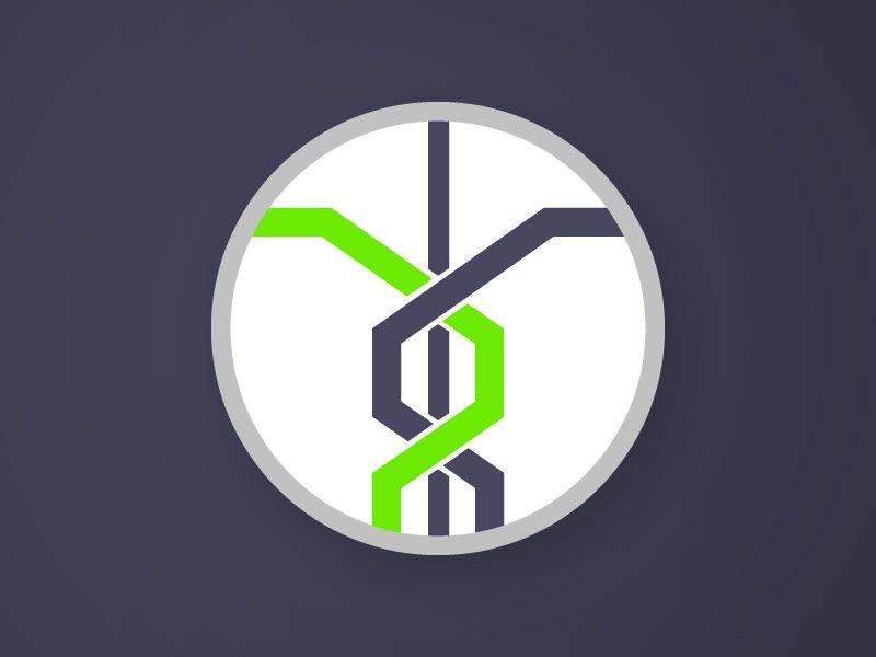 Purple and Green CrossFit Logo - Crossfit Laminin - Icon by Michael Stuckey | Dribbble | Dribbble