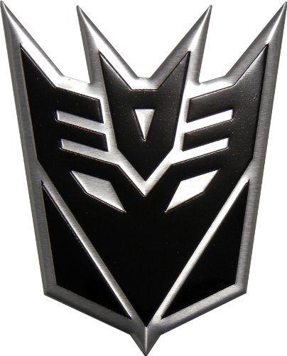 Decepticon Transformers Logo - Amazon.com: Transformers DECEPTICON BLACK LARGE Aluminum Emblem ...