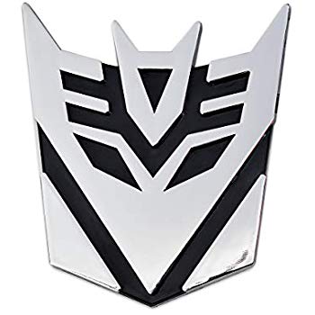 Decepticon Transformers Logo - Amazon.com: Transformers DECEPTICON BLACK LARGE Aluminum Emblem ...