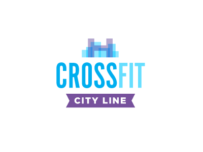 Purple and Green CrossFit Logo - CrossFit City Line Logo 3 by Mark Bult | Dribbble | Dribbble