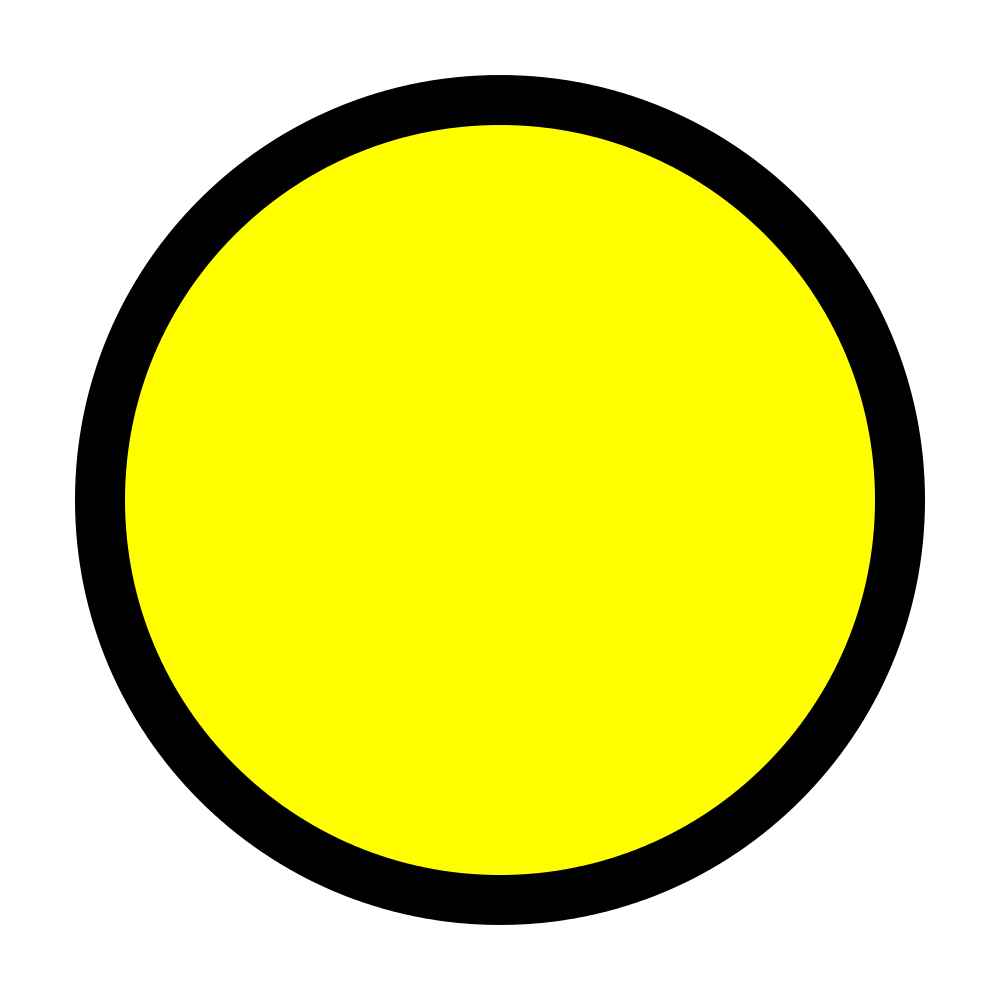 Green and Yellow in a Circle Logo - File:Circle-yellow.svg - Wikimedia Commons