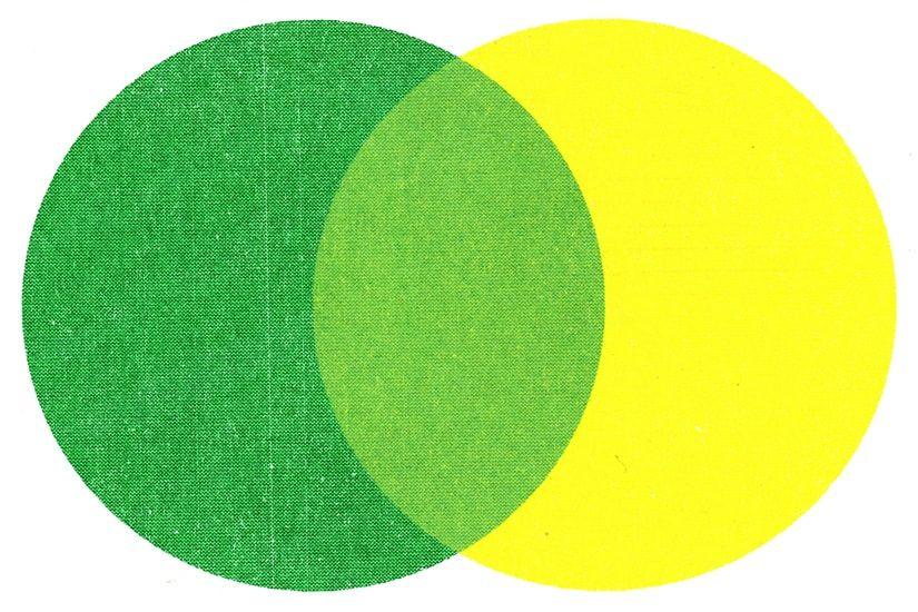 Green and Yellow in a Circle Logo - Housework(Press)