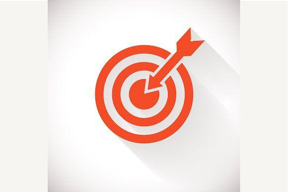 Traget Logo - Target icon. Target logo concept ~ Graphics ~ Creative Market