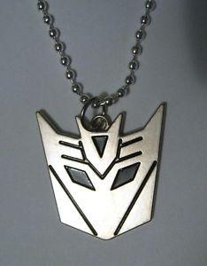 Decepticon Transformers Logo - Decepticon Transformers Logo Silver Plated Pendant Necklace the last ...