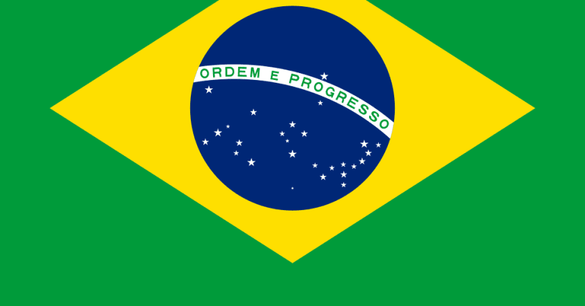 Green and Yellow in a Circle Logo - 8 Cool Facts about the Brazilian Flag