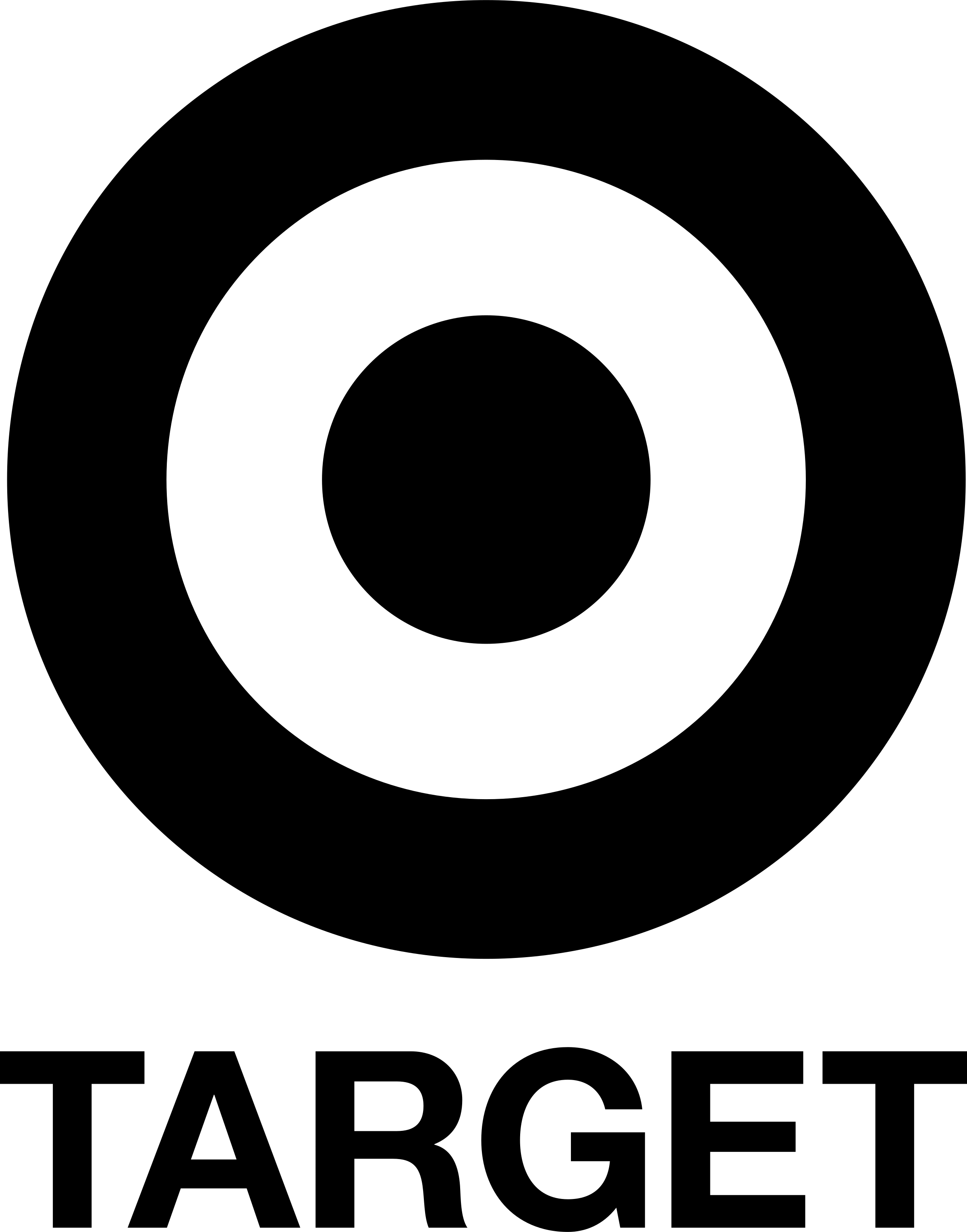 Black Target Logo - Target Logo PNG Transparent & SVG Vector - Freebie Supply