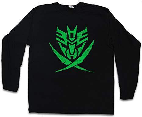 Decepticon Transformers Logo - Star Seekers Insignia Long Sleeve T-Shirt - Decepticon Transformers ...