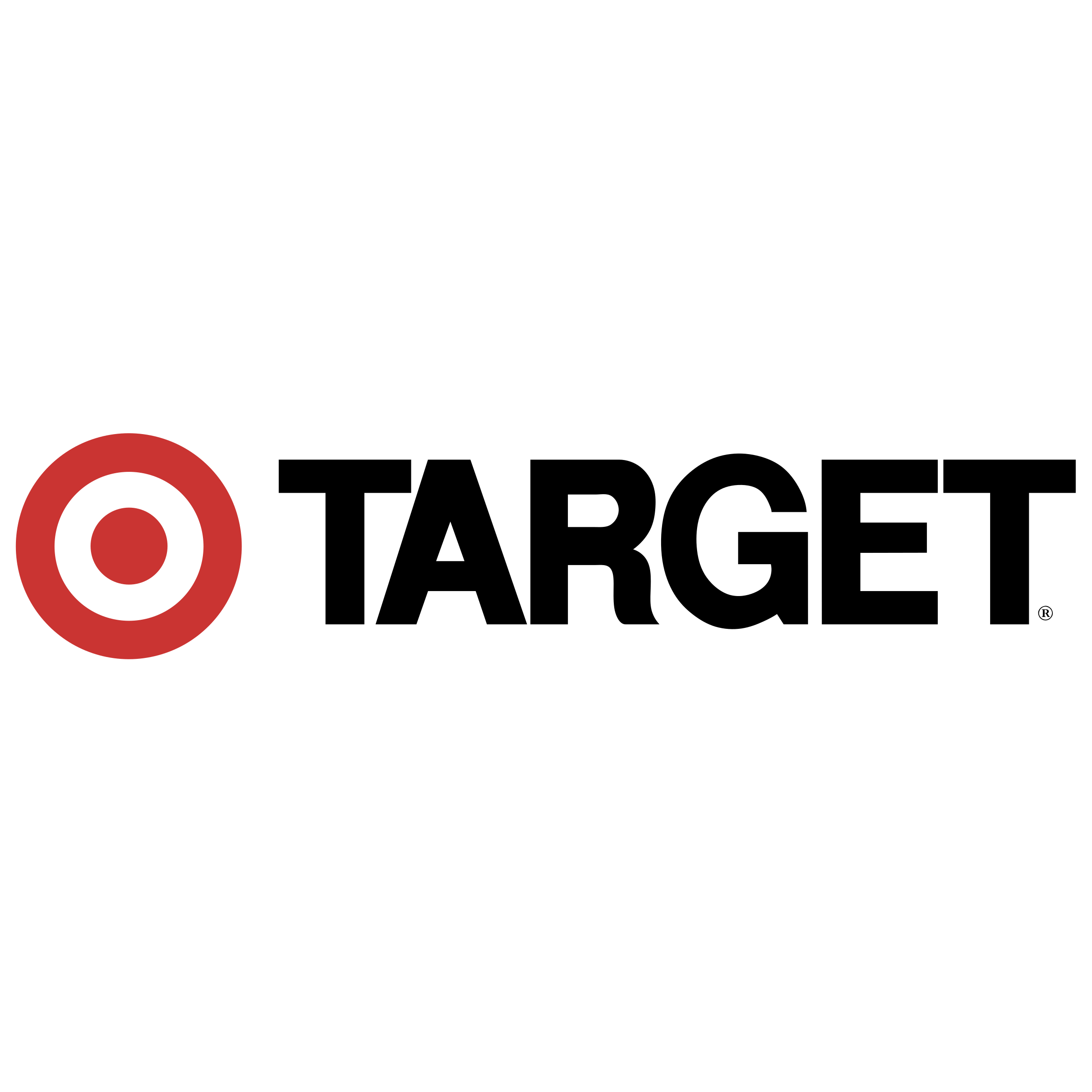 Black Target Logo - Target Logo PNG Transparent & SVG Vector - Freebie Supply